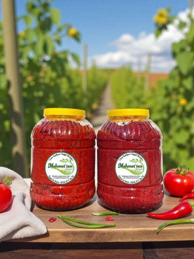 Biber Salçası 5kg + Domates Salçası 5kg